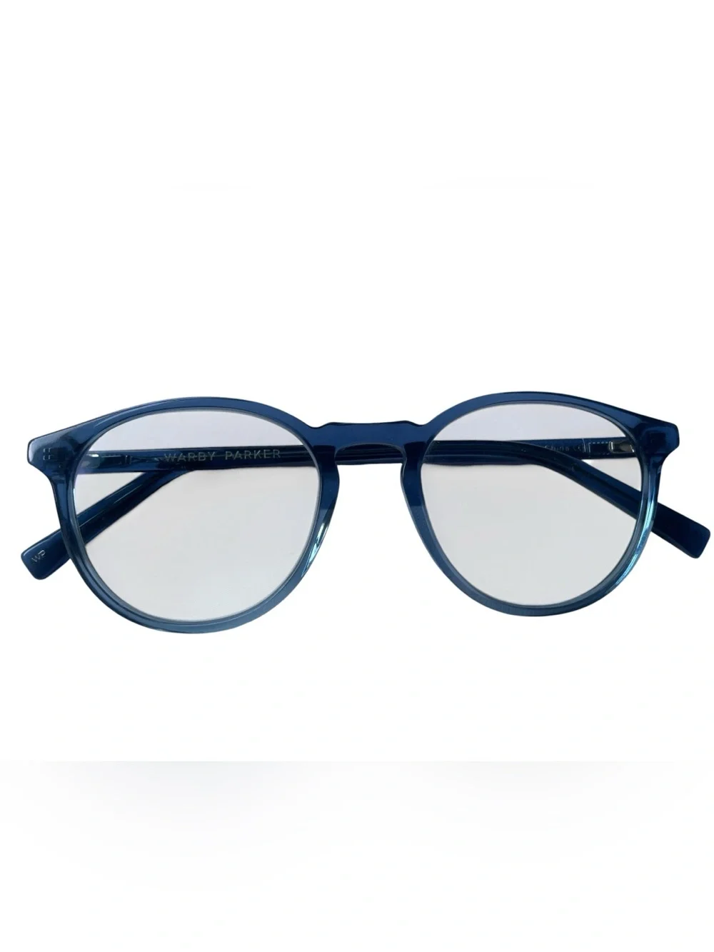 Warby Parker Butler M 347 Blue Eyeglasses Frame 52-19-145 Full Rim Eyewear.